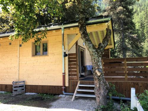 Camping Les Lanchettes - Chalet Ulysse 54m² 3 bedrooms + semi-covered terrace 24m² with Nordic bath - Photo 1