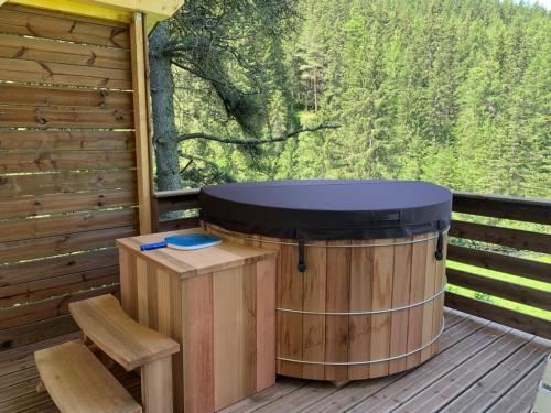 Camping Les Lanchettes - Chalet Ulysse 54m² 3 bedrooms + semi-covered terrace 24m² with Nordic bath - Photo 2
