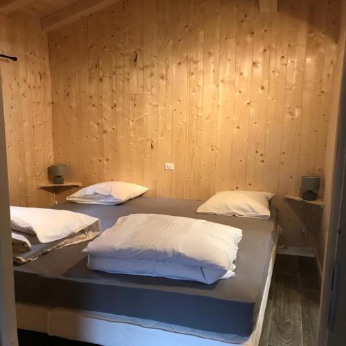 Camping Les Lanchettes - Chalet Ulysse 54m² 3 bedrooms + semi-covered terrace 24m² with Nordic bath - Photo 7