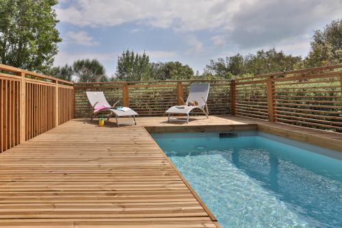 Camping Les Peupliers**** - Taos Prestige with private pool - Photo 4