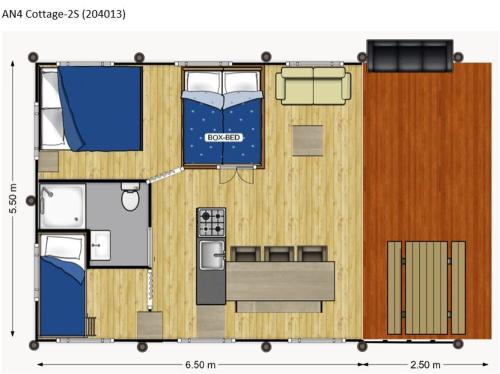 Camping Les Marsouins - New - Tent Ciela Nature Lodge 3 bedrooms - Photo 7