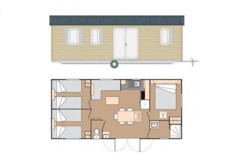 Camping Les Marsouins - Mobile-home Ciela Confort - 3 Rooms - Photo 7