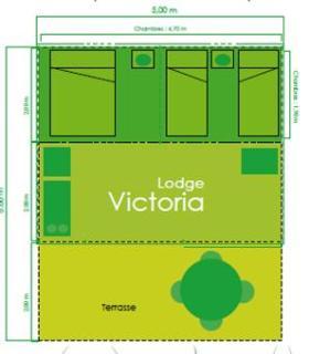 Le Moulin de David - 30 sqm VICTORIA lodge - Luxury fittings (From Sunday to Sunday) - Photo 9