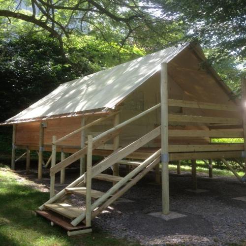 Camping Qualité le Val de Saures - Tent Lodge Amazone 22m² on piles - without toilet blocks - Photo 2
