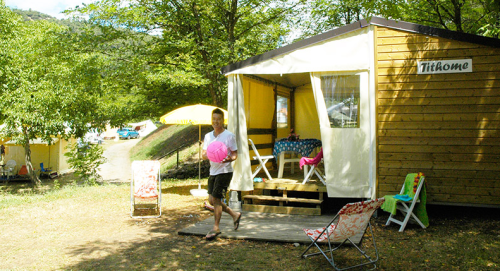 Flower Camping Mas de Champel - Mobile-Home Tithome 21m² - Standard - 2bedrooms - Without sanitary - canvas terrace - Photo 3