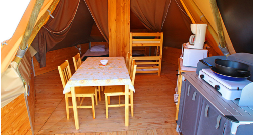 Flower Camping Mas de Champel - Tipi Standard 18m² - 2 bedrooms - Without sanitary - Photo 5