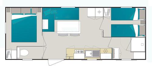 Camping Sandaya Sanguinet Plage - Cottage 2 bedrooms ** - Photo 2