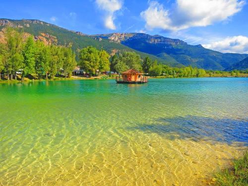 Camping le Lac Bleu - Zenzilot, floating cabin - Photo 3