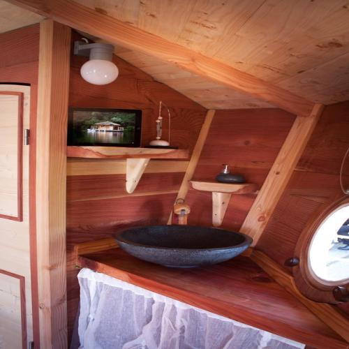 Camping le Lac Bleu - Zenzilot, floating cabin - Photo 6