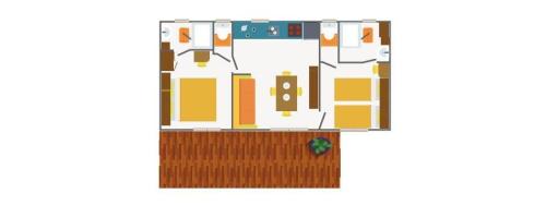 Camping Les Coudoulets - Mobile Home Lavandin - 2 Bathroom - ed terrace - Air Conditionning - Photo 4