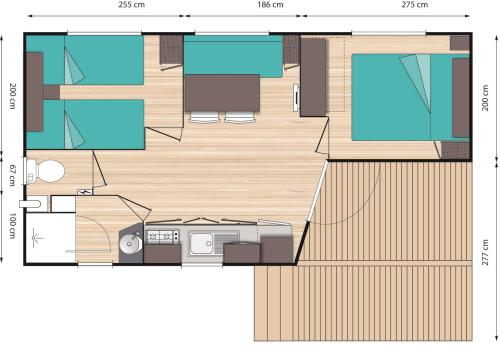 Camping Les Champs Blancs - Mobile home STANDARD - Photo 8