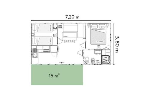 Huttopia Royat - Mobil-home Vancouver - Photo 5