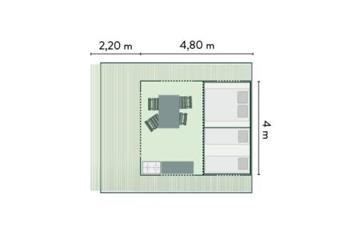 Huttopia Royat - Classic IV Wood & Canvas tent - Photo 6