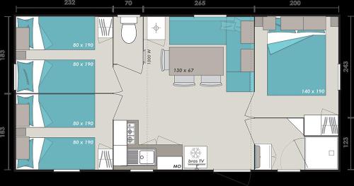 Base de Loisirs Cormoranche - Mobile-home 3 bedrooms - Photo 6
