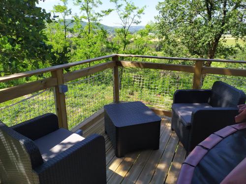 Camping du Domaine de Senaud - Suspended tent - Photo 4
