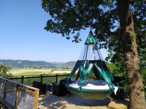 Camping du Domaine de Senaud - Suspended tent - Photo 1