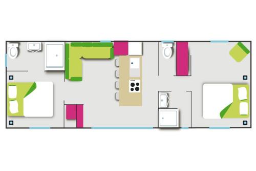 YELLOH! VILLAGE - LE RIDIN - Cottage Les Cygnes PREMIUM (2 bedrooms + 2 bathrooms) - Photo 2