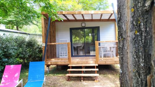 Flower Camping La Rivière - Chalet Cajou Confort 1 bedroom + sheltered terrace 9m² - Photo 2