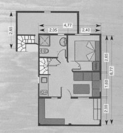 Camping La Cascade - Chalet FLORA 2 bedrooms - Photo 1