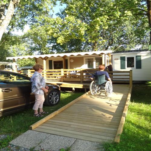 Camping Saint Disdille - Mobile Home PRM for disabled person (4-6 y.old) 35m² - covered terrace 15m² (2 bedrooms) - Photo 1