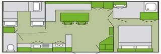 Camping Oos Heem - Mobile home Surpreme 2 bedrooms - Photo 2