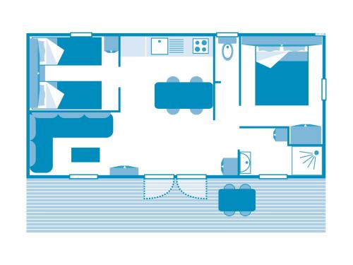 Camping Sandaya Blue Bayou - Cottage 2 bedrooms*** - Photo 3