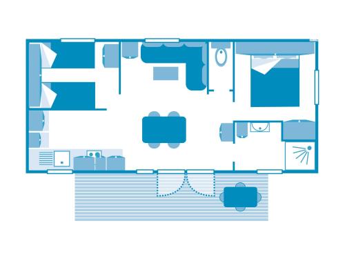 Camping Sandaya Blue Bayou - Cottage 2 bedrooms airconditioning*** - Photo 1