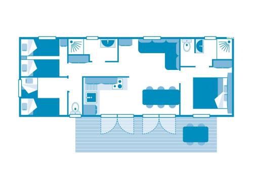 Camping Sandaya Blue Bayou - Cottage 3 bedrooms 2 bathrooms air-conditioning**** - Photo 4