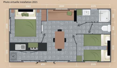 Koawa Camping Beau Rivage - Family Premium 27m² - air-conditioning + TV - Photo 4