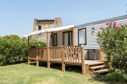 Koawa Camping Beau Rivage - Bay Premium 32m² - garden view - Klimaanlage + TV - Photo 1