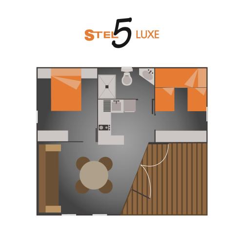 Stel Camping & Bungalow Resort - BUNGALOW STEL LUXE-5 air-conditioning + Car - Photo 5