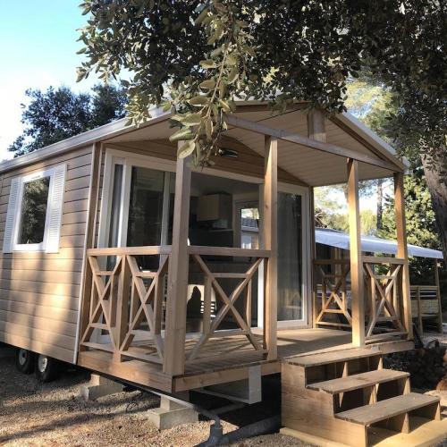 Flower Camping Le Relais de la Bresque - Mobile-home Confort+ 28m² - air-conditioning + TV + sheltered terrace - Photo 4