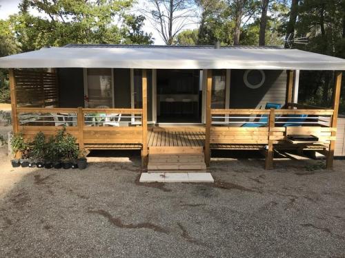 Flower Camping Le Relais de la Bresque - Mobilhome PREMIUM 32m² - 2 Bedrooms - Photo 6
