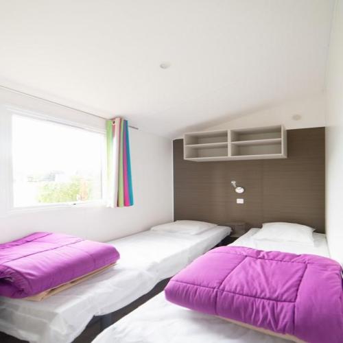 Camping de la Plage Bénodet - Mobile home 27m² with private facilities - 2 bedrooms + Terrace - Photo 6