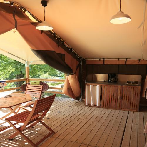 Camping Aloha Plage**** - Canvas bungalow Lodge Victoria (2 bedrooms) - Photo 2