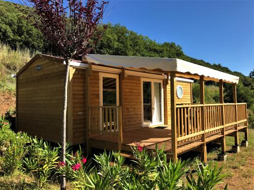 Camping Les Cerisiers du Jaur - Cottage Merise - 28 m² - 2 bedrooms -Sunday - Photo 1