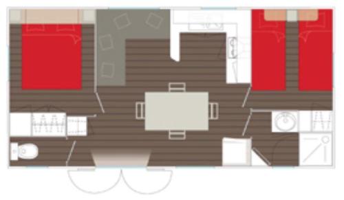 Camping Les Alizés - Mobile-home GRAND CONFORT 30m² - 2 bedrooms - Photo 7