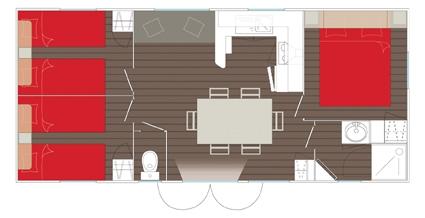 Camping Les Alizés - Mobile-home GRAND CONFORT 32m² - 3 bedrooms - Photo 1