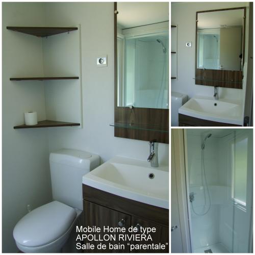 CAMPING LA BASTIDE - Mobile home APOLLON RIVIERA 40 m² (3 bedrooms - 2 bathrooms) - covered terrace of 18 m² - Photo 8