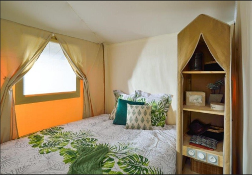 Camping Brin d'Amour - TENTE LODGE JUNGLE (2023) 31.50 M² WITHOUT SANITARY - Photo 3