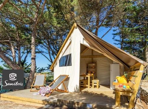 Camping Brin d'Amour - CANVAS AND WOOD TENT - 2 bedrooms - with toilet blocks - Photo 1