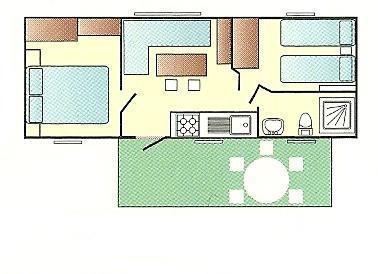 Camping La Rocca - Maxicaravan Ibiza (8m x 3m) with air conditioning - Photo 5