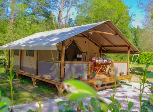 Camping La Draille - Lodgetent Gourdon - Photo 3