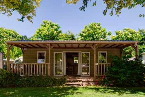 Flower Camping La Venise Verte - Chalet CONFORT 48m² (3 bedrooms) + sheltered terrace + TV - Photo 6