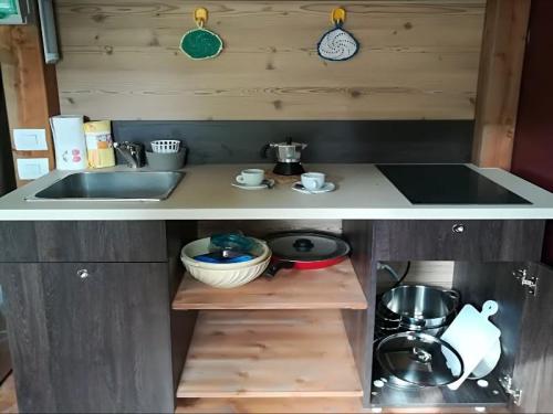 Eurcamping Roseto - Mini Lodge Lagrein Plus, private garden - Photo 3