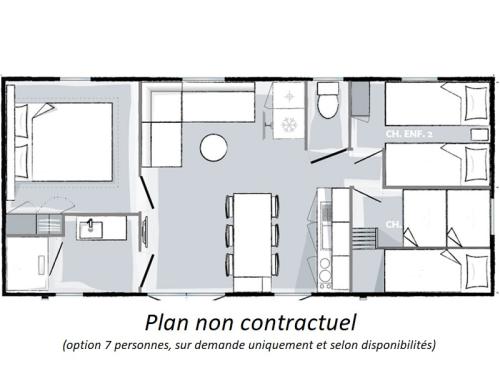 Camping L'Escapade - Mobile home Florès 34m² (3 bedrooms) + terrace - Photo 10