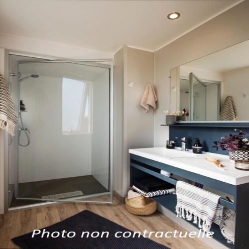 Camping L'Escapade - Mobile home Florès 34m² (3 bedrooms) + terrace - Photo 8