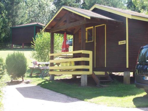 Flower Camping La Rochelambert - Cabanon ECO Jaune 12m² 1 bedroom + Terrace 3m² - without toilet block - Photo 3
