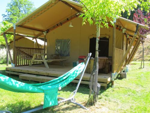 Camping La Chatonnière - safari tent, 2 chambres avec terrasse couverte, 38m² - Photo 2