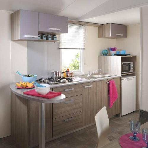 Camping Le Marqueval - Mobile home Super Mercure - 2 Bedrooms - Photo 6